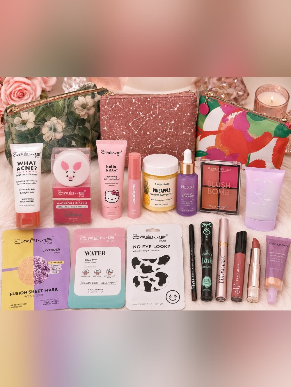 ✨️Makeup & Skincare Bundle + FREE Cosmetic Case | 5 Brand-Name Beauty Items - Picture 2 of 2